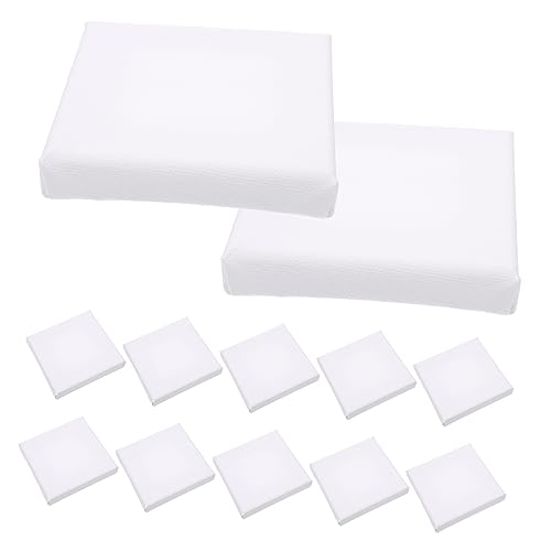 OSALADI 12 Stück Mini Ölmalerei DIY Zeichentafeln Baumwolle für Schüler Kreative Malprojekte Geeignet für Anfänger und Hobbykünstler für Zuhause und Büro von OSALADI