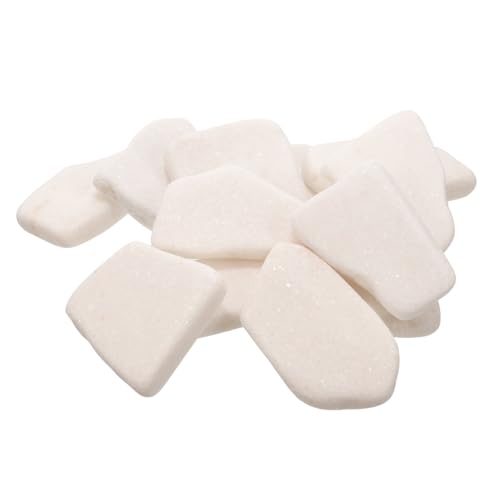 OSALADI 12 Stück Teiliges DIY Malsteine Glatte Steine für Kreative Malerei und Handwerk für Garten und Wohnraumdekoration Unregelmäßige Formen von OSALADI