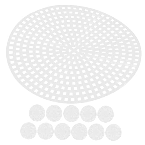 OSALADI 12 Stück Teiliges DIY Rundgewebe für Kreuzstich und Bastelblätter für Projekte für Anfänger und Fortgeschrittene von OSALADI