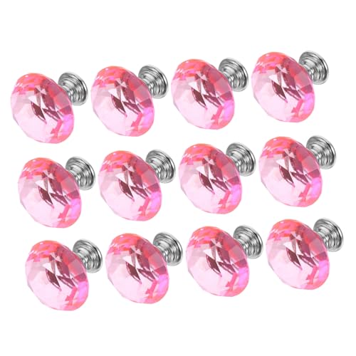 OSALADI 12 Stück Teiliges Kristallglas Schrankknopf Facettierte Möbelgriffe aus Zinklegierung und Glas Elegante Kommode Kleiderschrank und Küchenschrank Schubladengriffe Einfache Montage OSALADI 12 Stück Teiliges Kristallglas Schrankknopf Facettierte Möbelgriffe aus Zinklegierung und Glas Elegante Kommode Kleiderschrank und Küchenschrank Schubladengriffe Einfache Montage von OSALADI