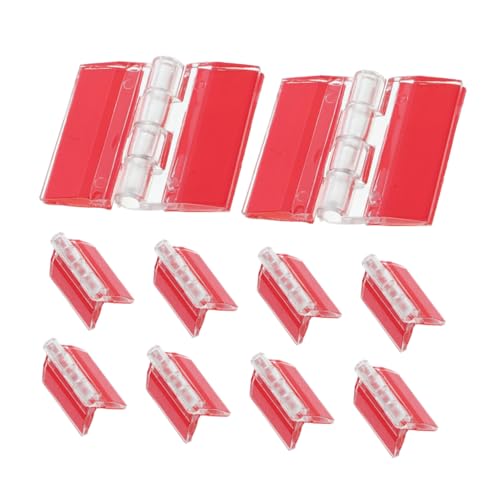 OSALADI 12 Stück Teiliges Transparentes Scharnierset Selbstklebend Kleine Multifunktionale Möbel und DIY Hinges Klare Kunststoffklappscharnier für Schrank Aquarium und Display OSALADI 12 Stück Teiliges Transparentes Scharnierset Selbstklebend Kleine Multifunktionale Möbel und DIY Hinges Klare Kunststoffklappscharnier für Schrank Aquarium und Display von OSALADI
