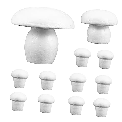 OSALADI 12 Stück Teiliges Unbemalter Schaumstoff Pilze für DIY Kunstprojekte für Bastelbedarf Malen und Kreative Aktivitäten OSALADI 12 Stück Teiliges Unbemalter Schaumstoff Pilze für DIY Kunstprojekte für Bastelbedarf Malen und Kreative Aktivitäten von OSALADI