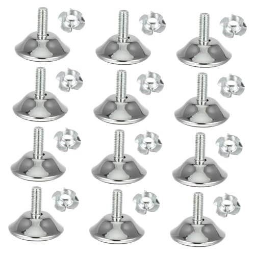 OSALADI 12 Stück Teiliges Verstellbares Möbelfuß Kunststoff pad Höhenverstellbare Möbel nivellierer für Tisch Stuhl Regalbeine rutschfest Bodenschonend für Büro und Zuhause OSALADI 12 Stück Teiliges Verstellbares Möbelfuß Kunststoff pad Höhenverstellbare Möbel nivellierer für Tisch Stuhl Regalbeine rutschfest Bodenschonend für Büro und Zuhause von OSALADI
