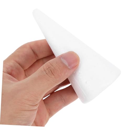 OSALADI 12 Stück Teiliges Weißes Schaumstoffkegel für Basteln DIY Solide Polystyrol für Weihnachtsdeko Ornamentgestaltung Kindergarten und Heimhandwerk OSALADI 12 Stück Teiliges Weißes Schaumstoffkegel für Basteln DIY Solide Polystyrol für Weihnachtsdeko Ornamentgestaltung Kindergarten und Heimhandwerk von OSALADI