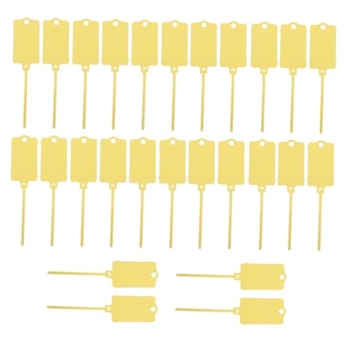 OSALADI 120 Stück Wasserdichte Kunststoff-versandanhänger mit Beschreibbaren Selbstverriegelnden Kabelbindern Langlebige Kabelbeschriftungs-etiketten für Gepäck Büro und Lager Gelb OSALADI 120 Stück Wasserdichte Kunststoff-versandanhänger mit Beschreibbaren Selbstverriegelnden Kabelbindern Langlebige Kabelbeschriftungs-etiketten für Gepäck Büro und Lager Gelb von OSALADI