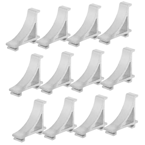OSALADI Kühlschrankregal-Clips 12er-Pack Metall-kühlerregal-Clip-Haken für Die Organisation Von Kühl- und Gefrierschränken von OSALADI