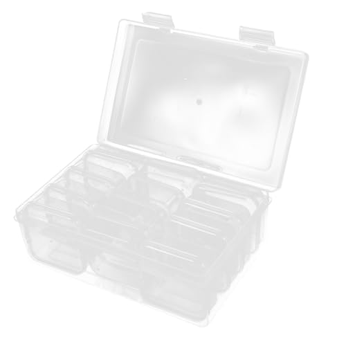 OSALADI 12er-Box Staubdichte Aufbewahrungsbox Kleiner Perlenorganisator Perlenkoffer Perlenzubehör Perlenbehälter Perlenhalter-Organizer Farbbehälter Abs Transparent OSALADI 12er-Box Staubdichte Aufbewahrungsbox Kleiner Perlenorganisator Perlenkoffer Perlenzubehör Perlenbehälter Perlenhalter-Organizer Farbbehälter Abs Transparent von OSALADI