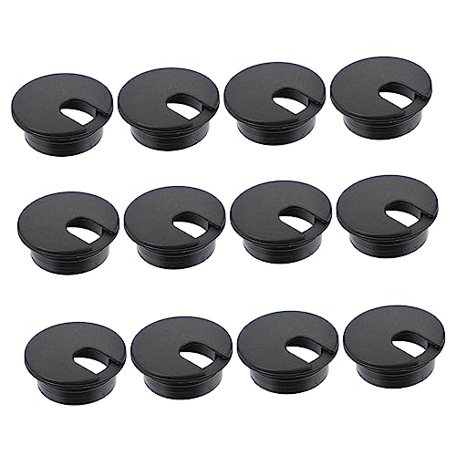 OSALADI 12stücke Kabelabdeckung Kabeldurchführung Kunststoff Kabel-Organizer Für Schreibtisch Büro Heimgebrauch Kabellochabdeckung von OSALADI