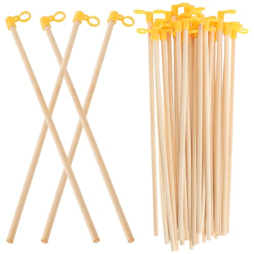 OSALADI 140 Stück Laternengriff Laternenpfosten aus Holz Laternenzubehör DIY Walking Kit Elektronisches Set Laternenpfosten aus Holz stabile Laternenpfosten Fee von OSALADI