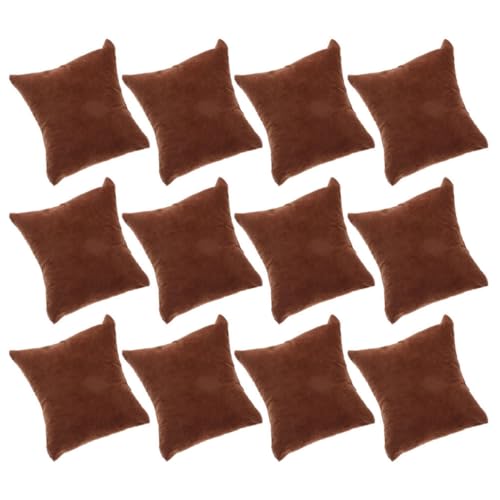 OSALADI 15 Stück Teiliges Samt Schmuckkissen Set Mini Uhren Armbandkissen für Schmuckpräsentation Weiche Kleine Kissen zur Sicheren Aufbewahrung und Schutz von Uhren Armbändern und von OSALADI