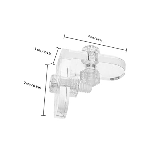OSALADI 15 Stück Teiliges Transparentes Acryl Eckwinkel Abnehmbare Verstärkungshalterungen für Acrylboxen Robuste Eckklammern zur Stabilen Befestigung und Verstärkung von von OSALADI