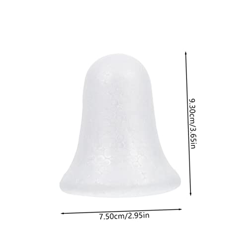 OSALADI 15 Stück Teiliges Weiße Schaumstoff Glocken DIY Bastelset für Weihnachtsbaum Deko Glatte Stabile Foam Modelle zum Bemalen und Gestalten für Schulprojekte und Festdeko OSALADI 15 Stück Teiliges Weiße Schaumstoff Glocken DIY Bastelset für Weihnachtsbaum Deko Glatte Stabile Foam Modelle zum Bemalen und Gestalten für Schulprojekte und Festdeko von OSALADI