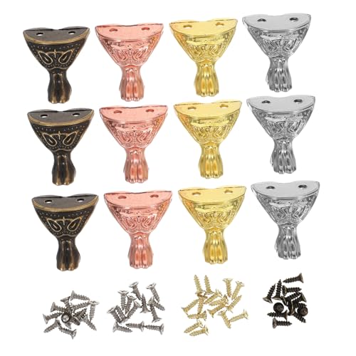 OSALADI 16 Stück Teiliges Antike Metallfüße für Möbel Stabile Vintage Kommoden Schrankbeine mit Bodenschonender Oberfläche Dekorative Ersatzfüße für Schmuckkästen und Holzmöbel OSALADI 16 Stück Teiliges Antike Metallfüße für Möbel Stabile Vintage Kommoden Schrankbeine mit Bodenschonender Oberfläche Dekorative Ersatzfüße für Schmuckkästen und Holzmöbel von OSALADI