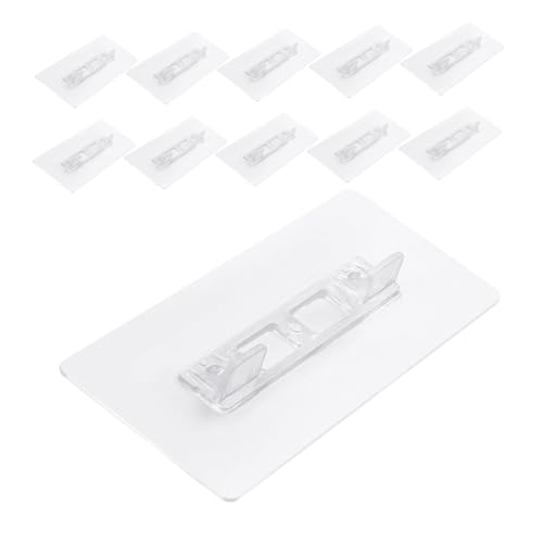 OSALADI 16 Stück Teiliges Selbstklebendes Regalbodenträger Transparente Verstellbare Schrankbodenträger mit Hoher Tragfähigkeit Langlebige Aufbewahrungslösung für Küche Bücherregal OSALADI 16 Stück Teiliges Selbstklebendes Regalbodenträger Transparente Verstellbare Schrankbodenträger mit Hoher Tragfähigkeit Langlebige Aufbewahrungslösung für Küche Bücherregal von OSALADI