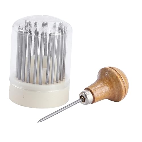 OSALADI 1Box Thumbine Bead Saugnadel Universal Perlen Saugnadel Schmuck Werkzeug Schmuck Bead Knotting Tool Khaki Holz OSALADI 1Box Thumbine Bead Saugnadel Universal Perlen Saugnadel Schmuck Werkzeug Schmuck Bead Knotting Tool Khaki Holz von OSALADI
