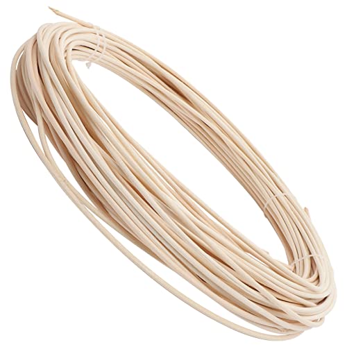 OSALADI 1Rolle Rattan Webmaterial Natürliches Flechtmaterial für DIY Lampenschirme Möbelreparatur Stühle und Bastelprojekte Langlebig und Hitzebeständig von OSALADI