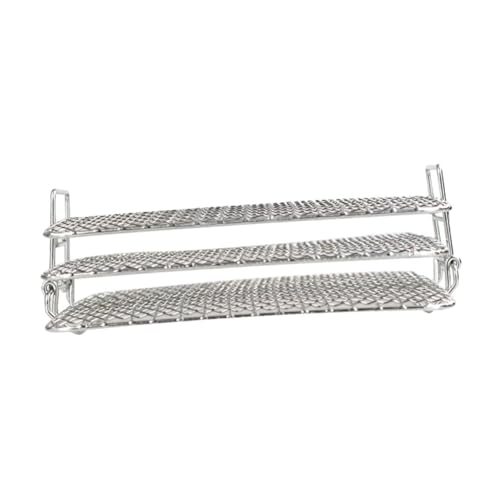 OSALADI 1Satz Air Fryer Rack aus Grill und Dampfregal für Heißluftfritteuse Langlebig zu Reinigen für Partys und Familienfeiern von OSALADI