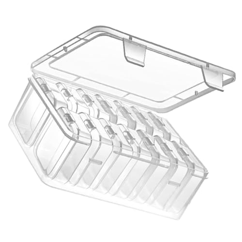 OSALADI 1Satz Kleine Durchsichtige Aufbewahrungsboxen Teiliges für Perlen und Schmuck Transparente Organizer für Bastelprojekte Aufbewahrung von Kleinen von OSALADI