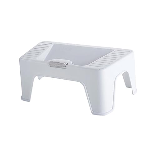OSALADI 1Stück Badezimmer Fußhocker Für Erwachsene Und Faltbarer Toilettenhocker Mit Starker Tragfähigkeit Fußstütze Für Zuhause Büro Einfaches Design von OSALADI