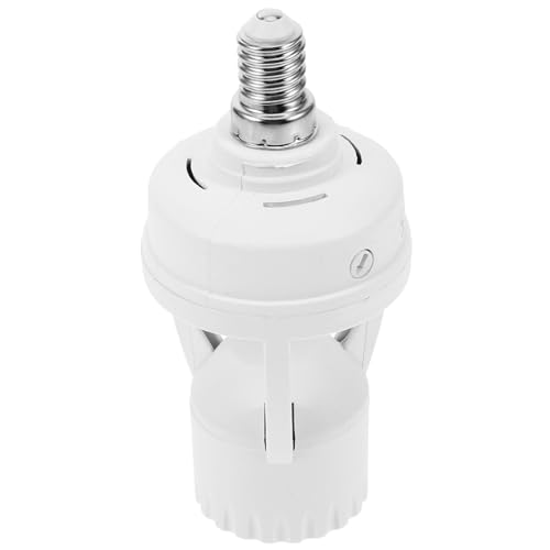 OSALADI 1stk E14 Induktionslampenfassung Bewegungsaktivierte Lichtsteckdose E14 Zu E27 Konverter Lampenadapter Bewegungssensor Lichtschalter Lampenfassung E14 Schrauben Infrarot Weiß B22 OSALADI 1stk E14 Induktionslampenfassung Bewegungsaktivierte Lichtsteckdose E14 Zu E27 Konverter Lampenadapter Bewegungssensor Lichtschalter Lampenfassung E14 Schrauben Infrarot Weiß B22 von OSALADI