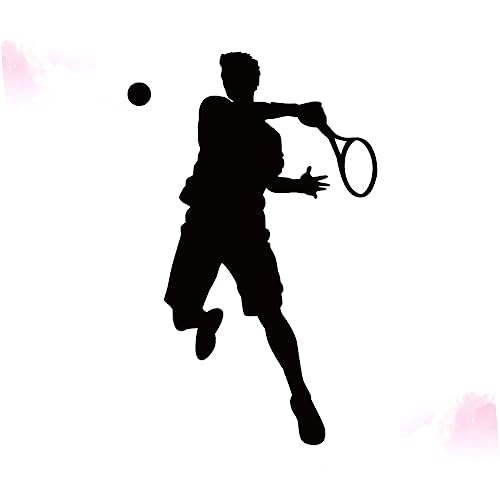 OSALADI Sport-wandaufkleber Tennis-wandkunst Aufkleber Für Wohnzimmer Schlafzimmer Badezimmer Entfernbare Wanddekoration OSALADI Sport-wandaufkleber Tennis-wandkunst Aufkleber Für Wohnzimmer Schlafzimmer Badezimmer Entfernbare Wanddekoration von OSALADI