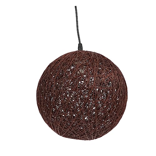 OSALADI Rattan-kronleuchter Gewebte Deckenlampe Lampenschirm Dekoration Für Deckenleuchte Im Vintage-stil Für Zuhause Und Büro von OSALADI