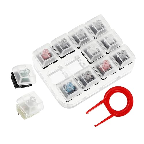 OSALADI 1stück Mechanischer Tastatur Tester Mit Acrylbasis Schlüsseltester Für Cherry Schalter Werkzeug Für Prüfung Von Tastenkappen Einfach Zu Bedienen Für Mechanik-Fans von OSALADI