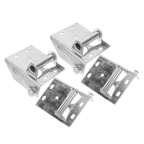 OSALADI 2 Paare Garage Door Bottom Brackets Robuste Garagentor Halterungen für Wohn und Leichte Gewerbetore Ersatzteile Eisen Präzisionsguss Hohe Tragfähigkeit Einfache Anwendung von OSALADI