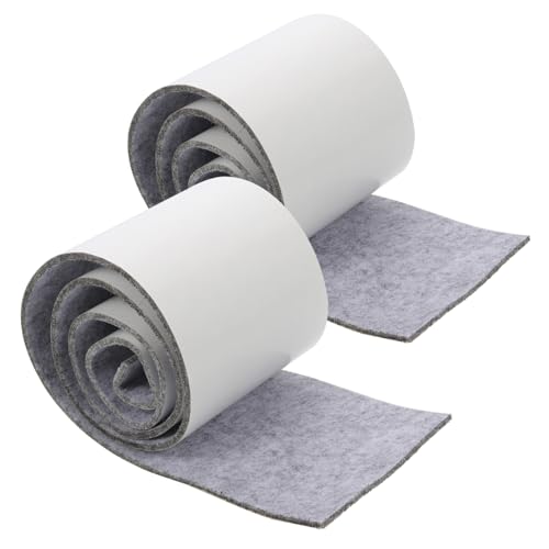 OSALADI 2er-Pack Selbstklebende Filzstreifen Möbelbodenschutz Für Stühle Tische Hartholzböden Einfach Zu Installierende Pad-Pads OSALADI 2er-Pack Selbstklebende Filzstreifen Möbelbodenschutz Für Stühle Tische Hartholzböden Einfach Zu Installierende Pad-Pads von OSALADI