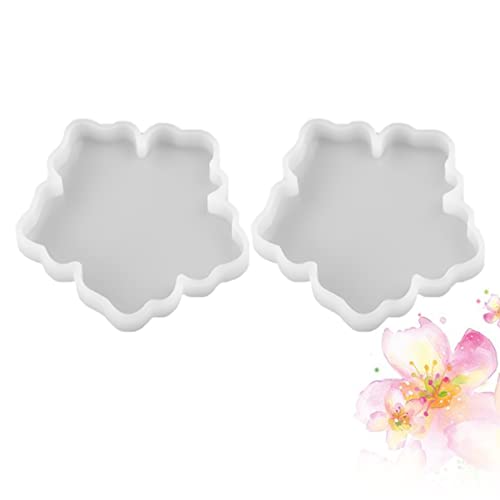 OSALADI 2 STÜCK DIY Silikonform für Kreative Blumenmuster Epoxidharz Gießform für Untersetzer und Deko für Heimwerkerprojekte und Handarbeiten Weiß S OSALADI 2 STÜCK DIY Silikonform für Kreative Blumenmuster Epoxidharz Gießform für Untersetzer und Deko für Heimwerkerprojekte und Handarbeiten Weiß S von OSALADI
