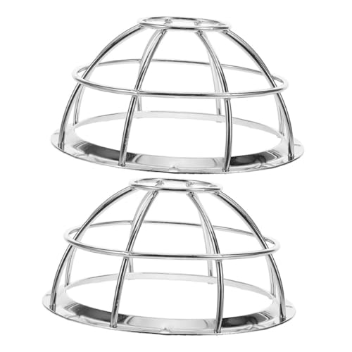 OSALADI 2 STÜCK Feuermelder Schutzabdeckung Schutzgitter Rauchmelder Schutzkorb Explosionsgeschützt Feuerfest Robuster Sensorenschutz Für Küche und Zuhause Einfach Montage von OSALADI