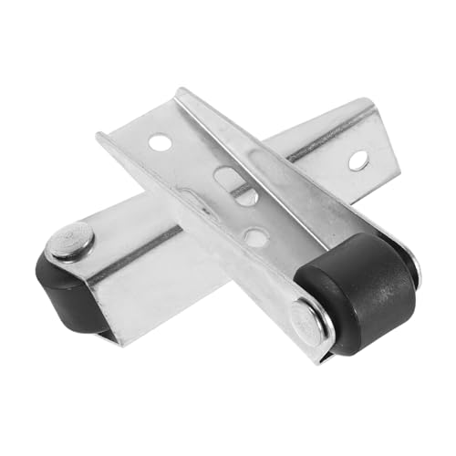 OSALADI 2 Sätze Holztür Unterstützrad Verstellbare Unterstützung für Garten und Zauntore Langlebige Pulley Räder zur Vermeidung von Türabsenkung Installieren Wetterbeständig für Holz und von OSALADI