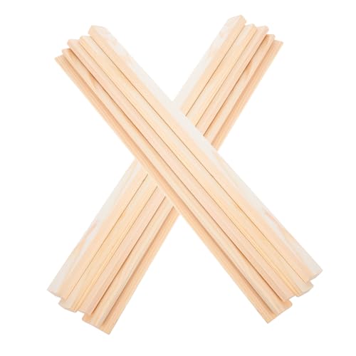 OSALADI 2 Sätze Keramikunterricht Clay Stick Set Planke Lehmplatte Werkzeug Aus Ton Rollen Modellierwerkzeuge Aus Ton Führung Tonwerkzeuge Tonrollstift -Walze Hölzern 10 Stück * 2 von OSALADI