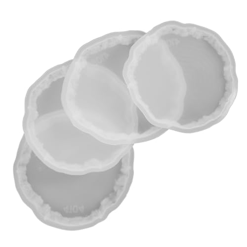 OSALADI 2 Sätze Kristall Untersetzerform Untersetzer Epoxidform Untersetzer Formen Schalenmatten-gießform Geformt Silikonform Kerzenhalter Epoxidschalenform Kieselgel Weiß 4 Stück * 2 OSALADI 2 Sätze Kristall Untersetzerform Untersetzer Epoxidform Untersetzer Formen Schalenmatten-gießform Geformt Silikonform Kerzenhalter Epoxidschalenform Kieselgel Weiß 4 Stück * 2 von OSALADI