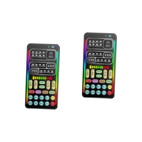 OSALADI 2 Sets Tragbare Voice Changer Soundkarte Für - Handy Computer Stimme Soundkarte von OSALADI