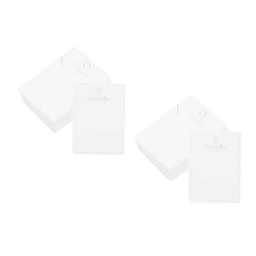 OSALADI 2 Sätze Necklace Display Karten Hochwertigem Karton Tag Für Schmuckpräsentation Und Verpackung Für Einzelhandel Aufbewahrung 100 Stück * 2 OSALADI 2 Sätze Necklace Display Karten Hochwertigem Karton Tag Für Schmuckpräsentation Und Verpackung Für Einzelhandel Aufbewahrung 100 Stück * 2 von OSALADI