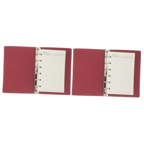 OSALADI 2 Sätze Notebook Cover mit Abnehmbarem Binder Dekorativer Hülle für Loseblatt Notizbücher für Schule und Büro Schützt Wichtige Unterlagen und Sorgt für Ordnung von OSALADI