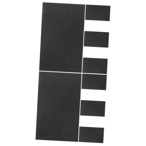 OSALADI 2 Sätze Schwarz Pvc Lichtblockierungsaufkleber Selbstklebend Led Dimmfolie Lichtdimmen Sticker Für Router Tv Alarmuhr Verdunkelungsfolie Fenster Nachtlicht 4 Blätter * 2 von OSALADI