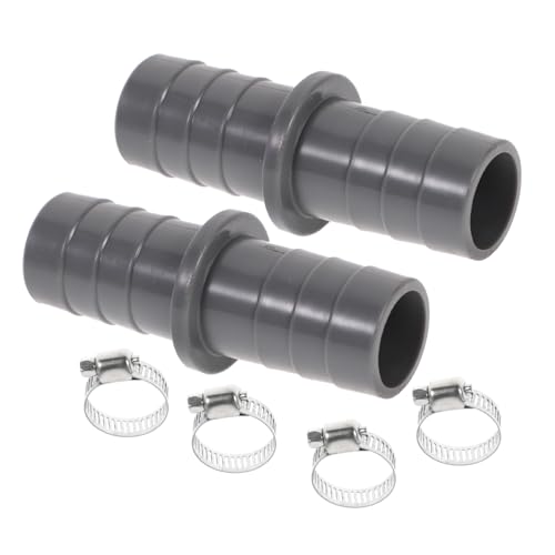 OSALADI 2 Sätze Teiliges Ablaufschlauch verlängerungsset Waschmaschinen Geschirrspüleradapter aus Langlebigem Abs mit Rostfreien Schlauchklemmen Hitzebeständig Verschleißfest für von OSALADI