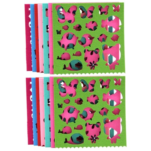 OSALADI 2 Sätze Teiliges Nadelfilz Formset Für DIY Embroidery Vielseitige Schablonen Zur Kreativen Gestaltung Von Filzprojekten Für Anfänger Und Bastelprojekte Mit Kindern 7 Stück * 2 OSALADI 2 Sätze Teiliges Nadelfilz Formset Für DIY Embroidery Vielseitige Schablonen Zur Kreativen Gestaltung Von Filzprojekten Für Anfänger Und Bastelprojekte Mit Kindern 7 Stück * 2 von OSALADI