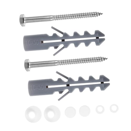 OSALADI 2 Sätze Toilettensitz Befestigungsschrauben Set aus Robustes Wc Sitz Ersatz Schrauben und Muttern für Einfache DIY Montage im Bad von OSALADI
