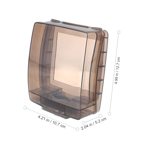 OSALADI 2 Sätze Wasserdichte Steckdosenabdeckungen Schutz für Außensteckdose mit Klebender Montage Elektrischer Sicherheitsschutz für Küche Balkon Garten und Garage von OSALADI