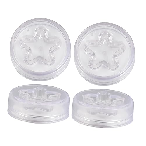 OSALADI 2 Satz Transparent Door Knob Protector Set Selbstklebende Türstopper zur Geräuschdämpfung und Schutz von Wänden und Möbeln für Kühlschranktüren und Tischkanten von OSALADI