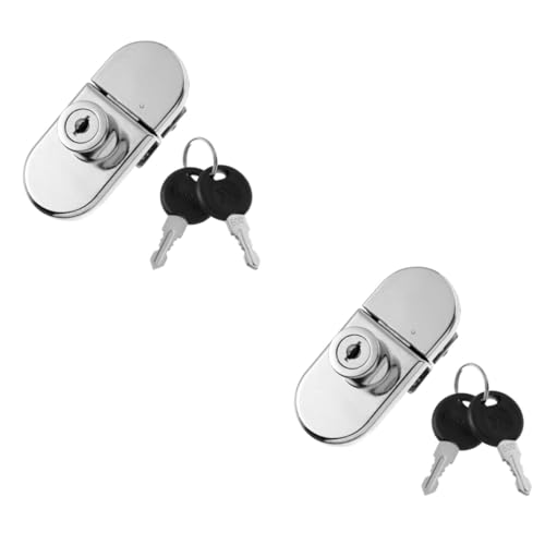 OSALADI 2stücke Glas Türschloss Für Vitrinen Und Möbel Korrosionsbeständig Installieren Für Glasregale Und Schränke Mit Schlüssel Für Zusätzliche OSALADI 2stücke Glas Türschloss Für Vitrinen Und Möbel Korrosionsbeständig Installieren Für Glasregale Und Schränke Mit Schlüssel Für Zusätzliche von OSALADI