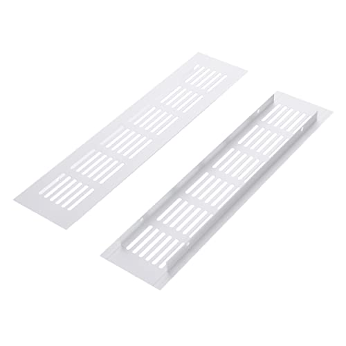 OSALADI 2 Stück Aluminiumlegierung Ventilationsgitter Rechteckige Abluftabdeckung für Schrank und Kleiderschrank Praktische Lösung für Belüftung und Wärmeableitung OSALADI 2 Stück Aluminiumlegierung Ventilationsgitter Rechteckige Abluftabdeckung für Schrank und Kleiderschrank Praktische Lösung für Belüftung und Wärmeableitung von OSALADI