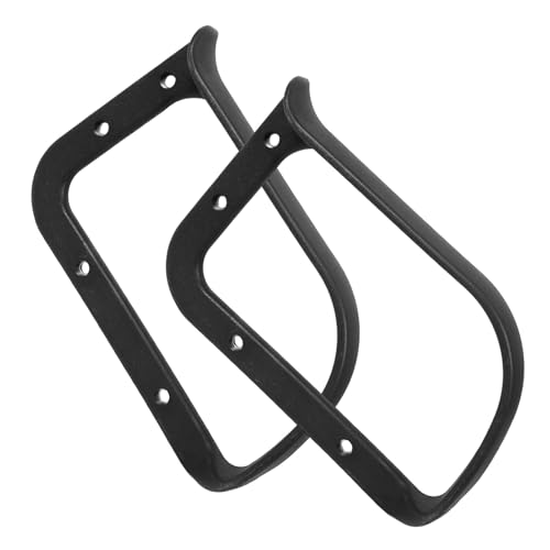 OSALADI 2 Stück Armlehne für Bürostühle Haushalt ausruhen fit Ergonomische Armlehne Sessel Stuhl robuster Armlehnenersatz Armlehne für den täglichen Gebrauch Plastik Black von OSALADI