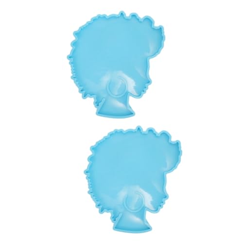 OSALADI 2 Stück Avatarform kuchen untersetzer Silikon-Gießformen Silikonform Formen aus Silikonharz Epoxidharzformen Silikon Formen für Harz DIY Bastelform Kieselgel Himmelblau OSALADI 2 Stück Avatarform kuchen untersetzer Silikon-Gießformen Silikonform Formen aus Silikonharz Epoxidharzformen Silikon Formen für Harz DIY Bastelform Kieselgel Himmelblau von OSALADI