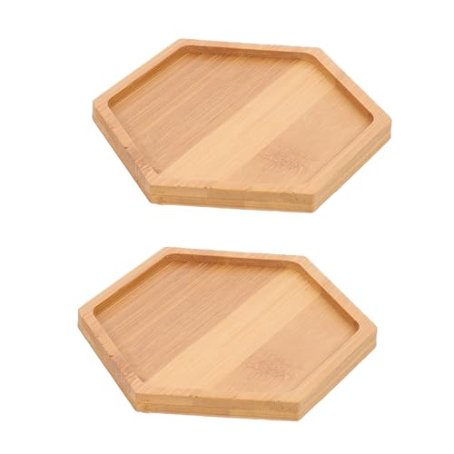OSALADI 2 Stück DIY Füllbare Hexagon Untersetzer Handgemachte Bastelmaterialien für Erwachsene für Heimdekoration und Kreative Projekte von OSALADI