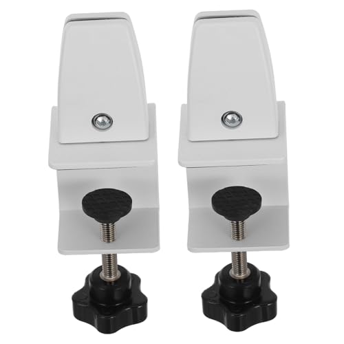 OSALADI 2 Stück Desktop Partition Clip aus Aluminiumlegierung Flexible Tischtrennwände für Büro und Stabil und Installieren für Bildschirmhalterung von OSALADI