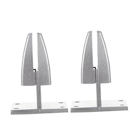 OSALADI 2 Stück Desktop-Rahmenclip Computerständer Clip für Schreibtischteiler Monitor paperclips tischklammer Desktop-Sichtschutz-Clip vertikaler Bildschirmclip Aluminiumlegierung Silver von OSALADI